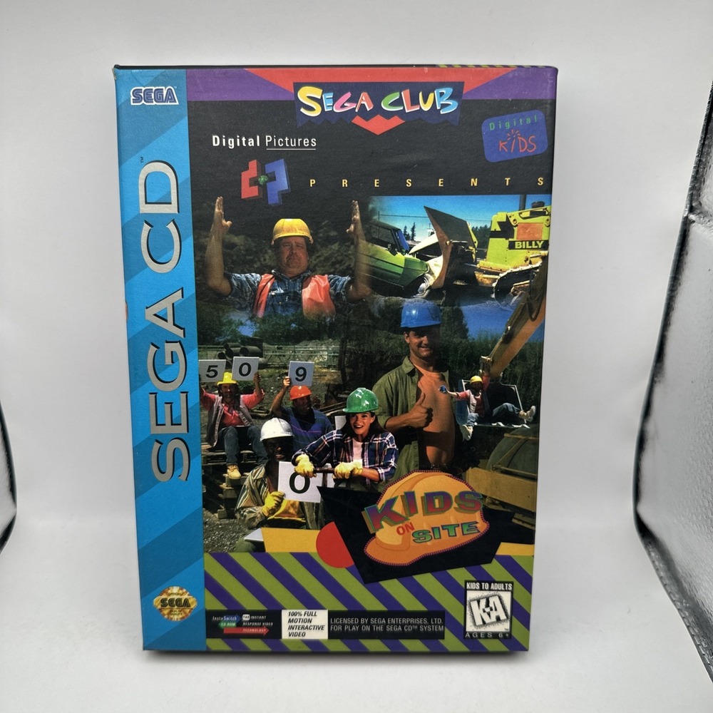 Kids On Site Club Sega CD CIB Complete w Manual VGC